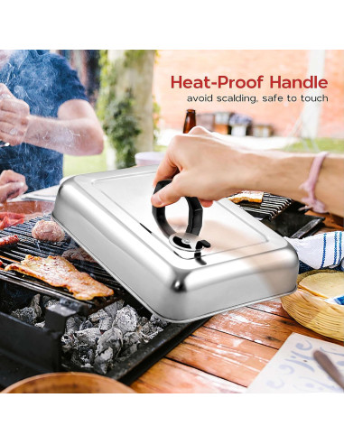 Cubierta de Basting Onader 34 x 25 cm Acero Inoxidable