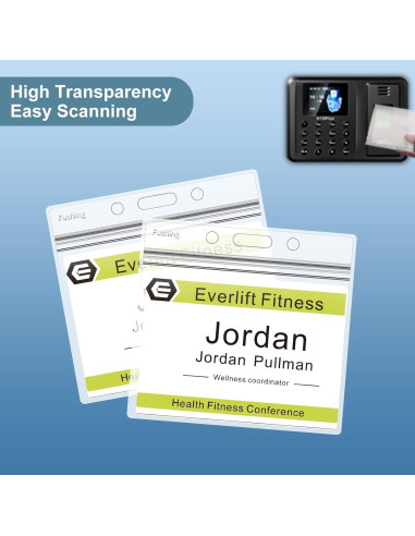 Fushing 20 Pcs Sujetadores Plásticos Transparentes con Cuerdas