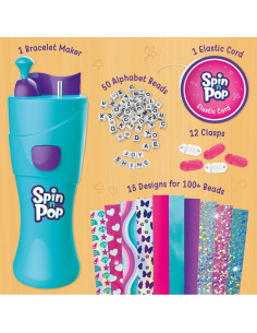 Kit de Fabricación de Pulseras Spin n Pop Imagimake - 79 Piezas 2