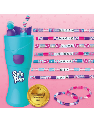 Kit de Fabricación de Pulseras Spin n Pop Imagimake - 79 Piezas