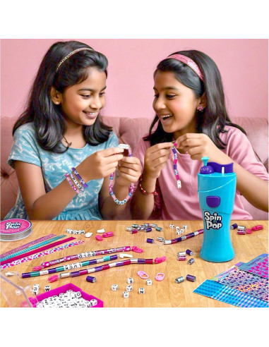 Kit de Fabricación de Pulseras Spin n Pop Imagimake - 79 Piezas