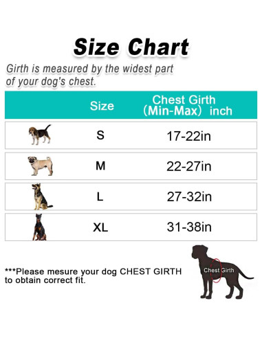 Arnés para Perros BARKBAY Sin Tirones Ajustable Negro S