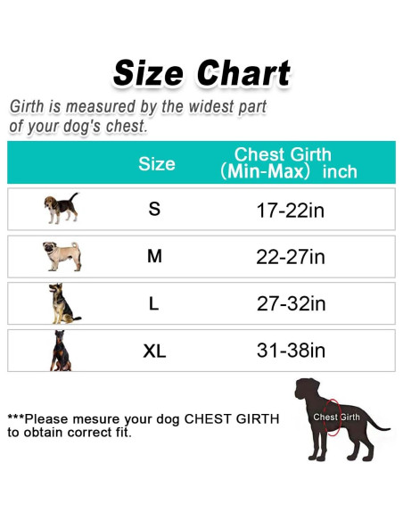 Arnés para Perros BARKBAY Sin Tirones Ajustable Negro S