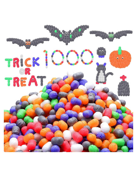 Kit de Manualidades de Espuma Mágica Junkin 1000 Piezas