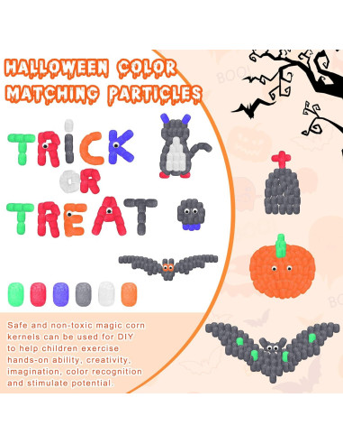 Kit de Manualidades de Espuma Mágica Junkin 1000 Piezas