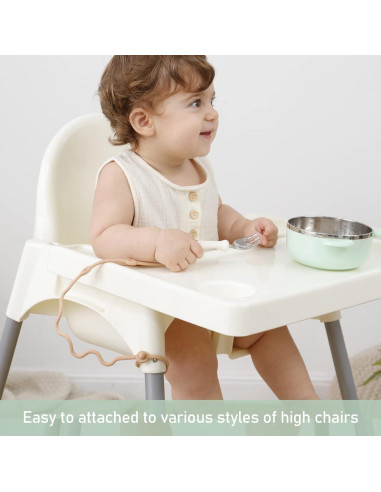 Cucharas para Bebés Autoalimentación SMAutoLife Albaricoque