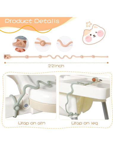 Cucharas para Bebés Autoalimentación SMAutoLife Albaricoque