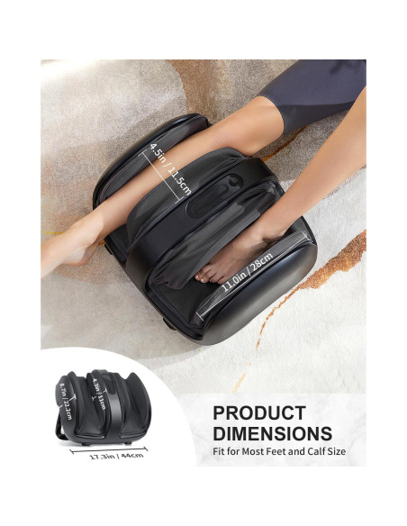 Masajeador de pies Nekteck NK-FLM02 con calor y APP