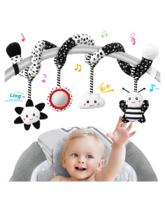 Juguete Colgante para Bebés AJsupojouet en Blanco y Negro
