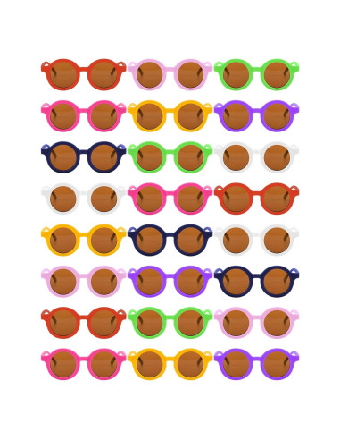 Gafas de sol redondas Flutesan para niños - 24 pares UV