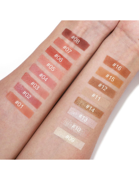 Paleta de Contorno 16 Colores SPRINGSKY - Rubores e Iluminadores