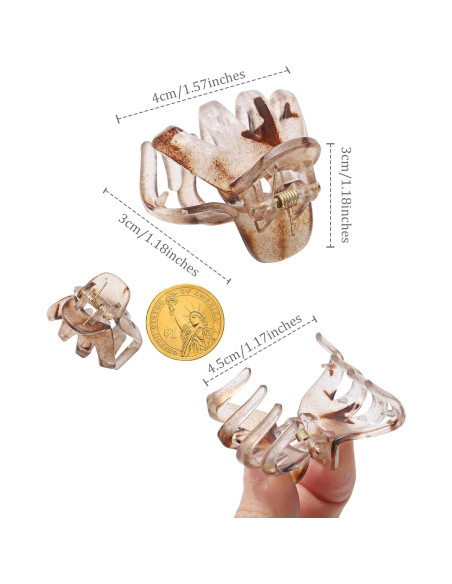 12 Pinzas para el Cabello en Forma de Pulpo AWAYTR - Colores Variados