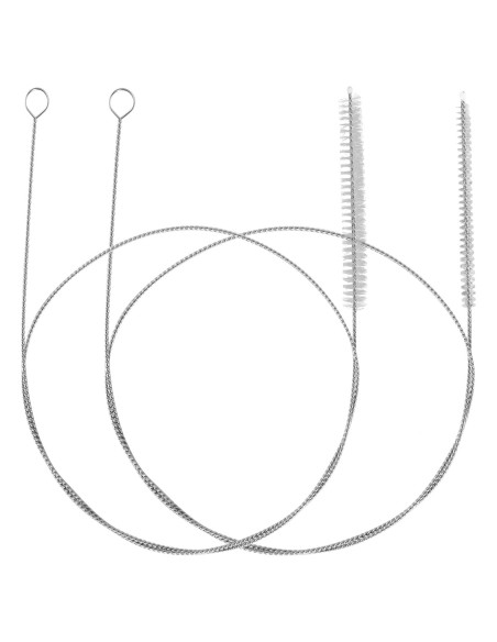 Cepillo Limpiador de Tubos 2PCS Imaictuu 99 cm Nylon Acero Inoxidable