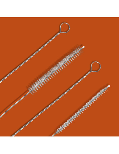 Cepillo Limpiador de Tubos 2PCS Imaictuu 99 cm Nylon Acero Inoxidable