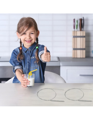 Cepillo Limpiador de Tubos 2PCS Imaictuu 99 cm Nylon Acero Inoxidable