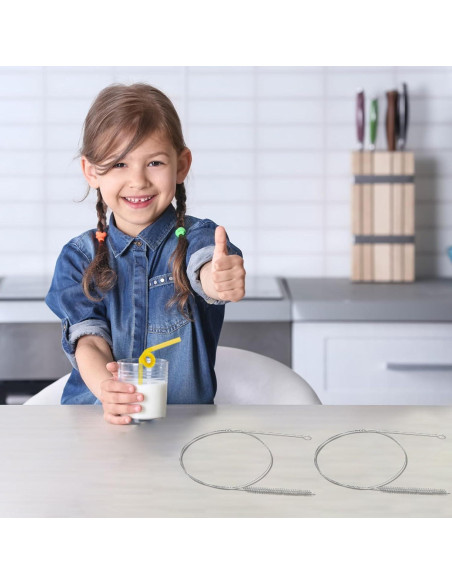 Cepillo Limpiador de Tubos 2PCS Imaictuu 99 cm Nylon Acero Inoxidable