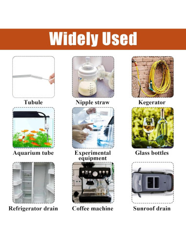 Cepillo Limpiador de Tubos 2PCS Imaictuu 99 cm Nylon Acero Inoxidable