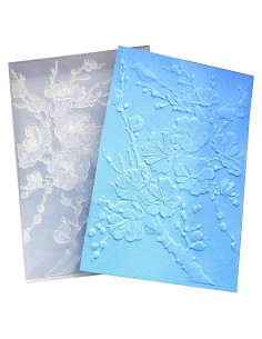 Carpeta de Embossing Arbuya Flores de Cerezo 11.5x16.2 cm