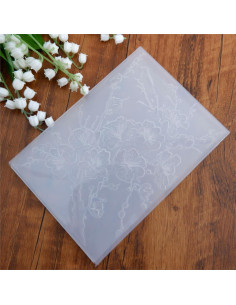 Carpeta de Embossing Arbuya Flores de Cerezo 11.5x16.2 cm 2