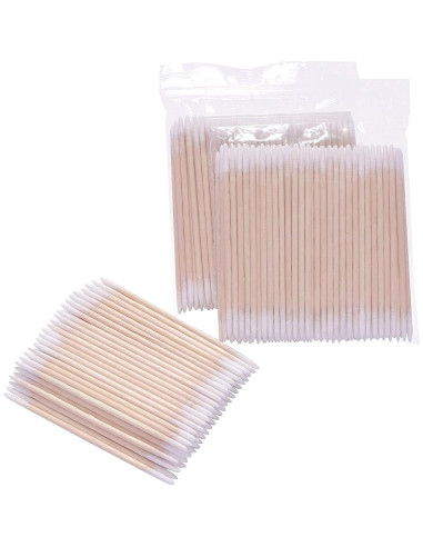 1000 Bastones de Algodón Doble Cara Qundaoily para Maquillaje