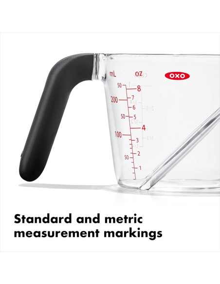Taza Medidora Angulada OXO 1 Taza 236.6 ml Transparente