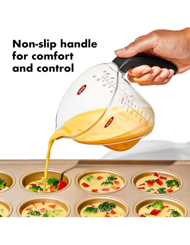 Taza Medidora Angulada OXO 1 Taza 236.6 ml Transparente