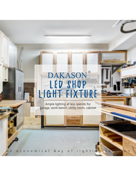 DAKASON Luz de Techo LED 2FT 18W 2160lm Temperatura Ajustable