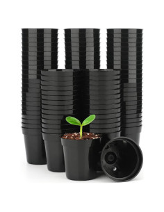 Macetas de Plástico KINGLAKE 5.1 cm 100 Pcs para Suculentas