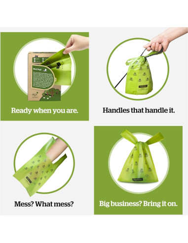 Bolsas de Poop para Perros Pogi - Extra Gruesas 300 Unidades