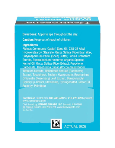 Bálsamo Labial Neutrogena Hydro Boost 14.17 g Ácido Hialurónico