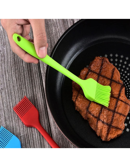 Brocha de Silicona para BBQ JYYHSF - 2 Piezas, Negro