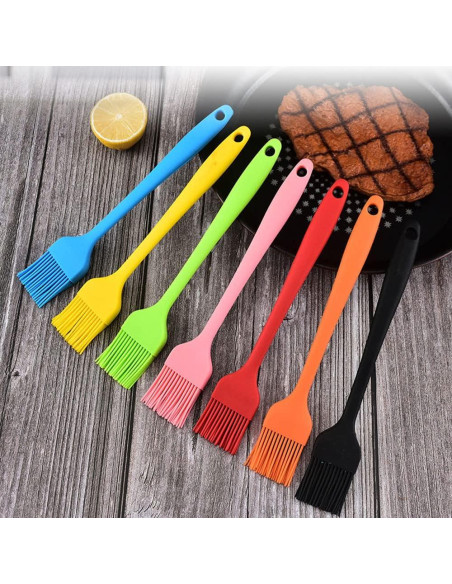Brocha de Silicona para BBQ JYYHSF - 2 Piezas, Negro