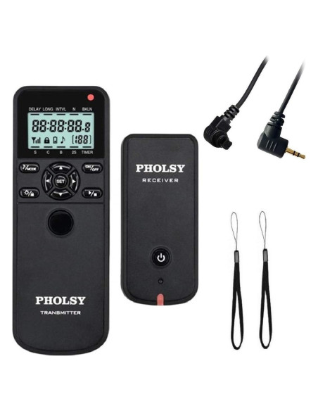 Control Remoto Inalámbrico PHOLSY para Canon, Fuji y Olympus