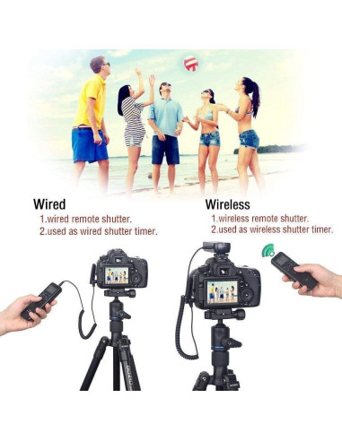 Control Remoto Inalámbrico PHOLSY para Canon, Fuji y Olympus