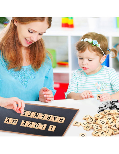 150 Letras Magnéticas de Madera JMZYJZH para Refrigerador
