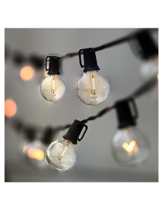 Luces de Cadena LED Lampat 25 Bombillas 7.62 m G40 Interior/Exterior