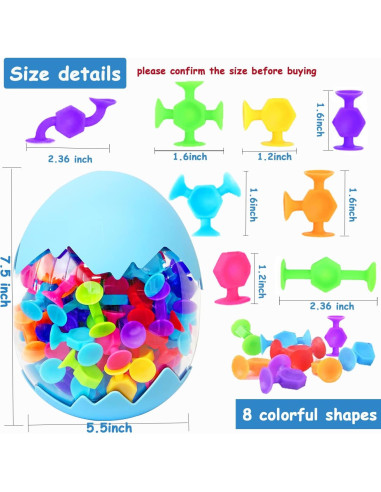 100 Juguetes de Baño de Ventosa para Bebés - CreateView