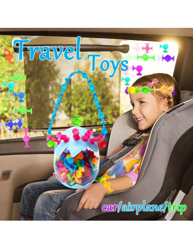 100 Juguetes de Baño de Ventosa para Bebés - CreateView