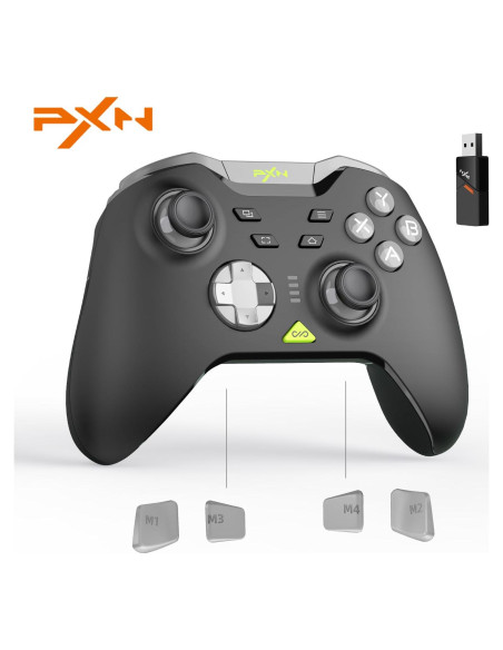 Controlador Inalámbrico PXN P5 para PC y Switch - Negro
