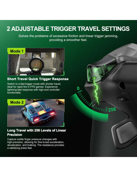 Controlador Inalámbrico PXN P5 para PC y Switch - Negro