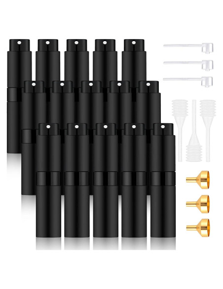 Beieverluck 15 Piezas Atomizadores de Perfume 8ml Portátiles