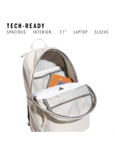 Mochila clásica adidas 3-Stripe unisex con funda para laptop 2