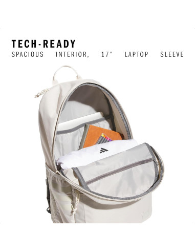 Mochila clásica adidas 3-Stripe unisex con funda para laptop