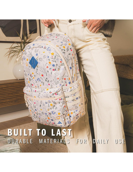 Mochila clásica adidas 3-Stripe unisex con funda para laptop