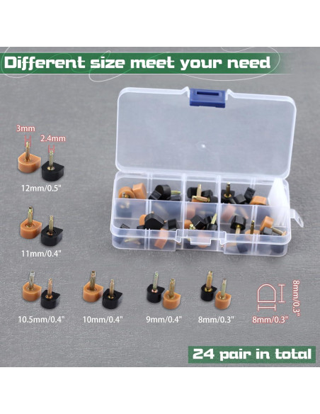 Kit de Reparación de Tacones Altos LEONTOOL con Alicates y 24 Puntas