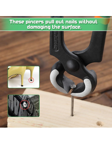 Kit de Reparación de Tacones Altos LEONTOOL con Alicates y 24 Puntas