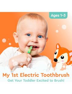 Cepillo de Dientes Sonic Brusheez Fuzzy The Fox 1-3 Años 2