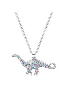 Collar de Dinosaurio T-Rex Luomart para Niñas 41.1 cm