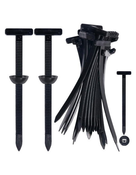 Bridas de Nylon TOOVREN 50PCS Auto-Bloqueo Resistentes UV
