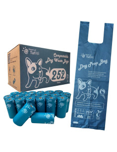 Bolsas de Excremento de Perro Corazón de Tafiti 252 Unidades Compostables